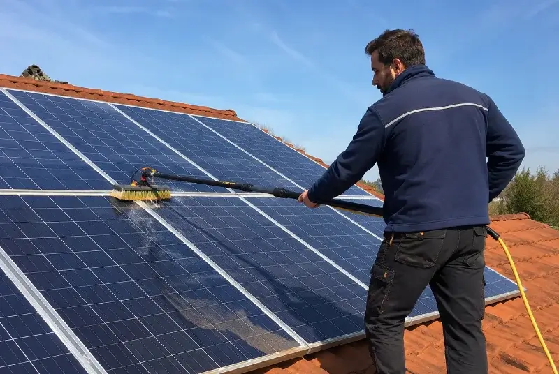 Nettoyage et entretien de panneaux solaires à Flines-lès-Mortagne